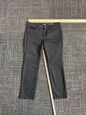 J. Jill Denim Women's Black Authentic Fit Slim Ankle Skinny Jeans Size 8 Petite